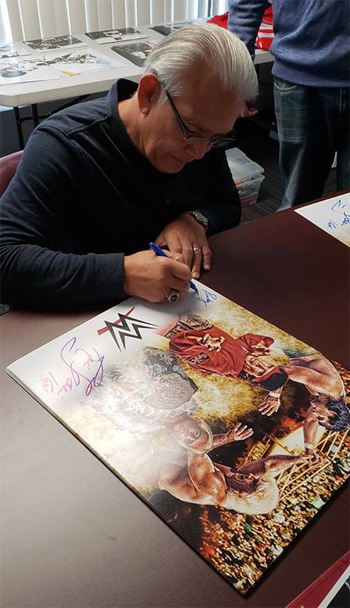 Ricky Steamboat Signing