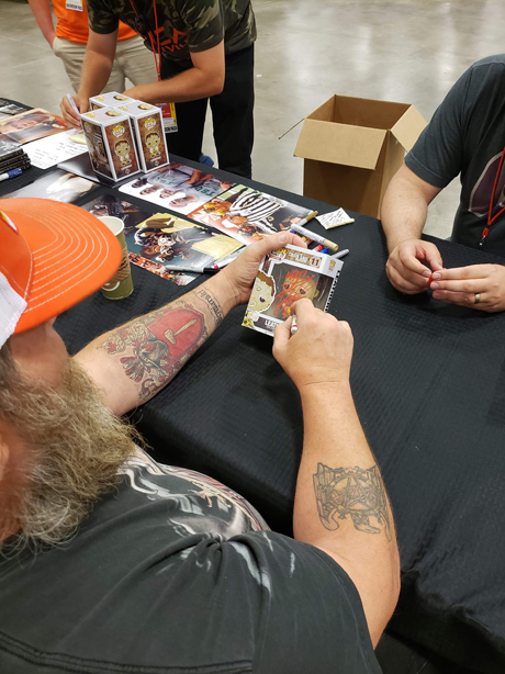 Andrew Bryniarski & Josh Wilson Signing