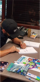 Joel David Moore Signing