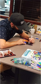 Joel David Moore Signing