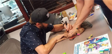 Joel David Moore Signing