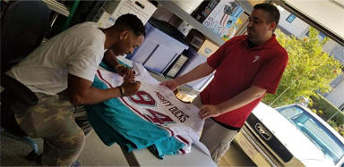 Brandon Adams Signing