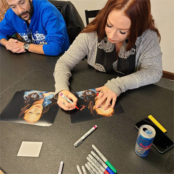 Natanya Ross & Shaun Weiss Signing
