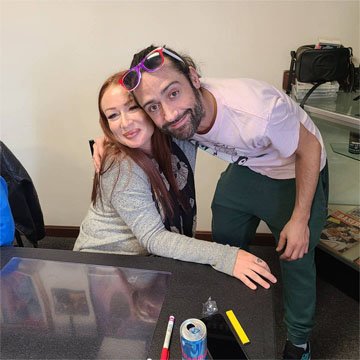 Natanya Ross & Shaun Weiss Signing