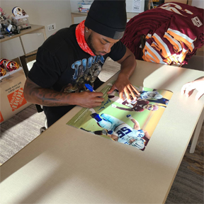 Antonio Gibson Signing