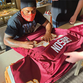 Antonio Gibson Signing