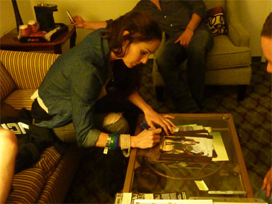 Sarah Wayne Callies signing